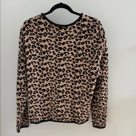 Chico's Animal Print Cardigan Sweater - Picture 4 of 4